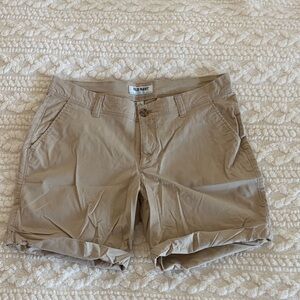 Old Navy Women's Tan Bermuda Shorts